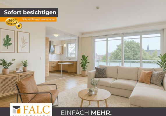 Wohnzimmer gestaged 