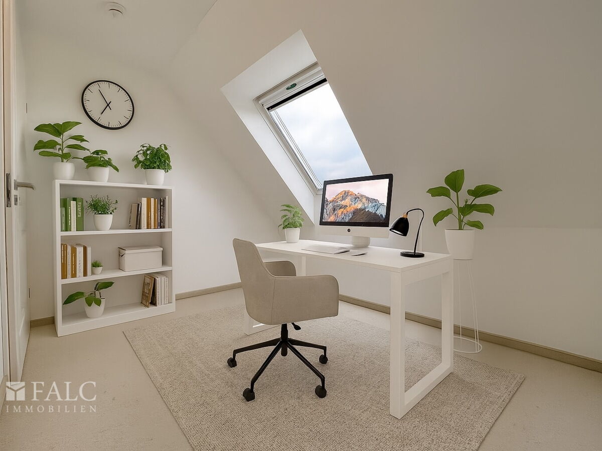 Büro gestaged 