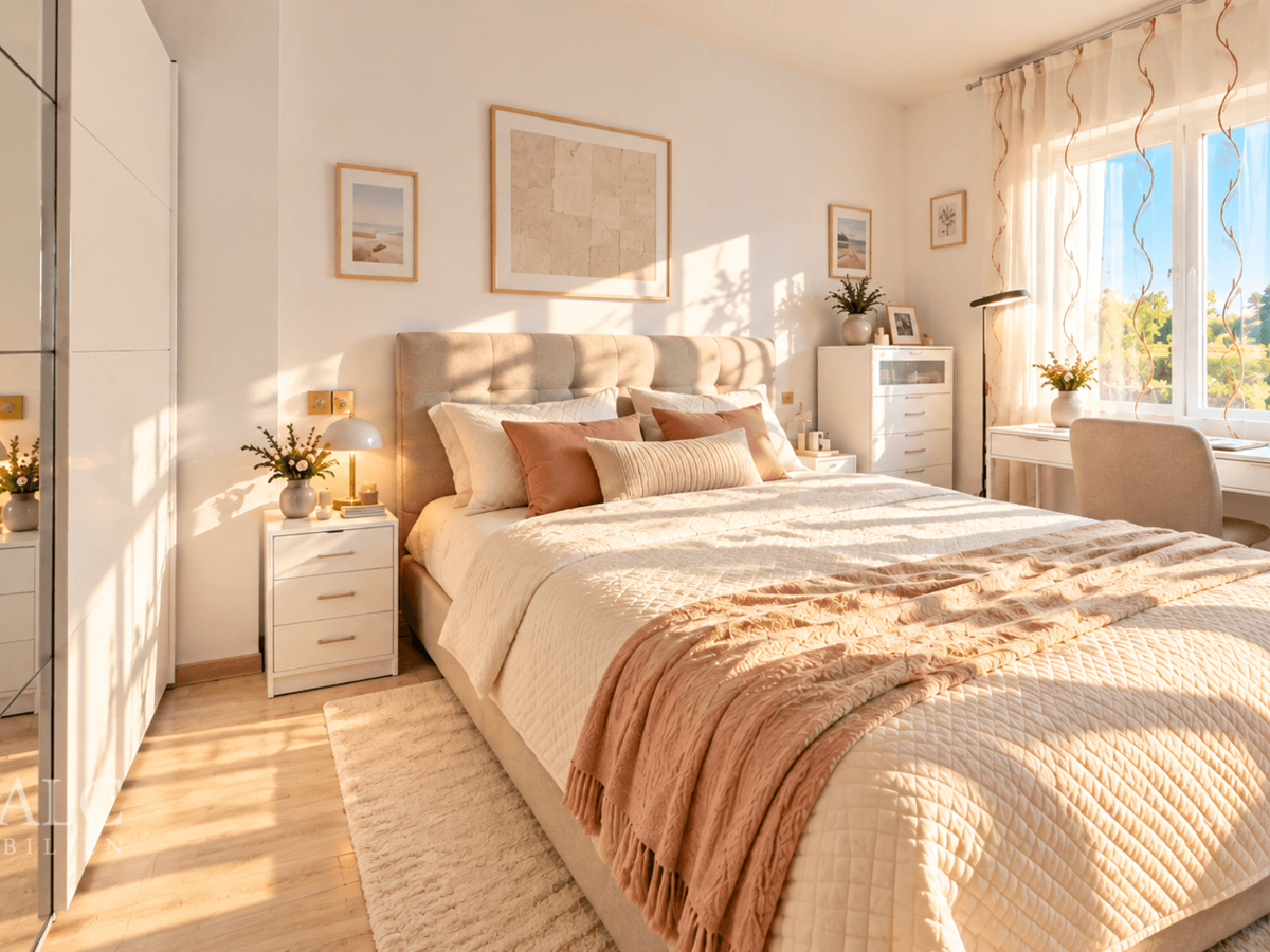 Schlafzimmer digitalisiert