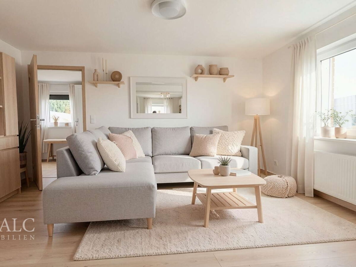 Wohnzimmer visualisiert