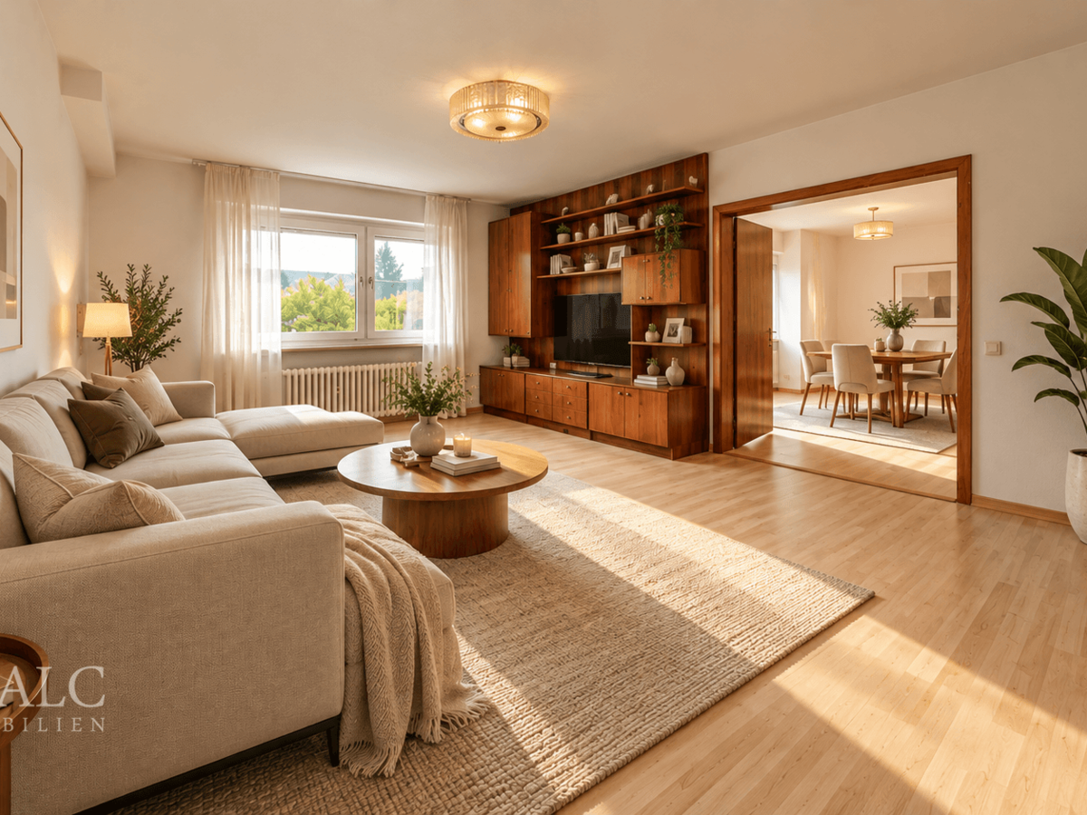 Wohnzimmer EG KI-gestaged